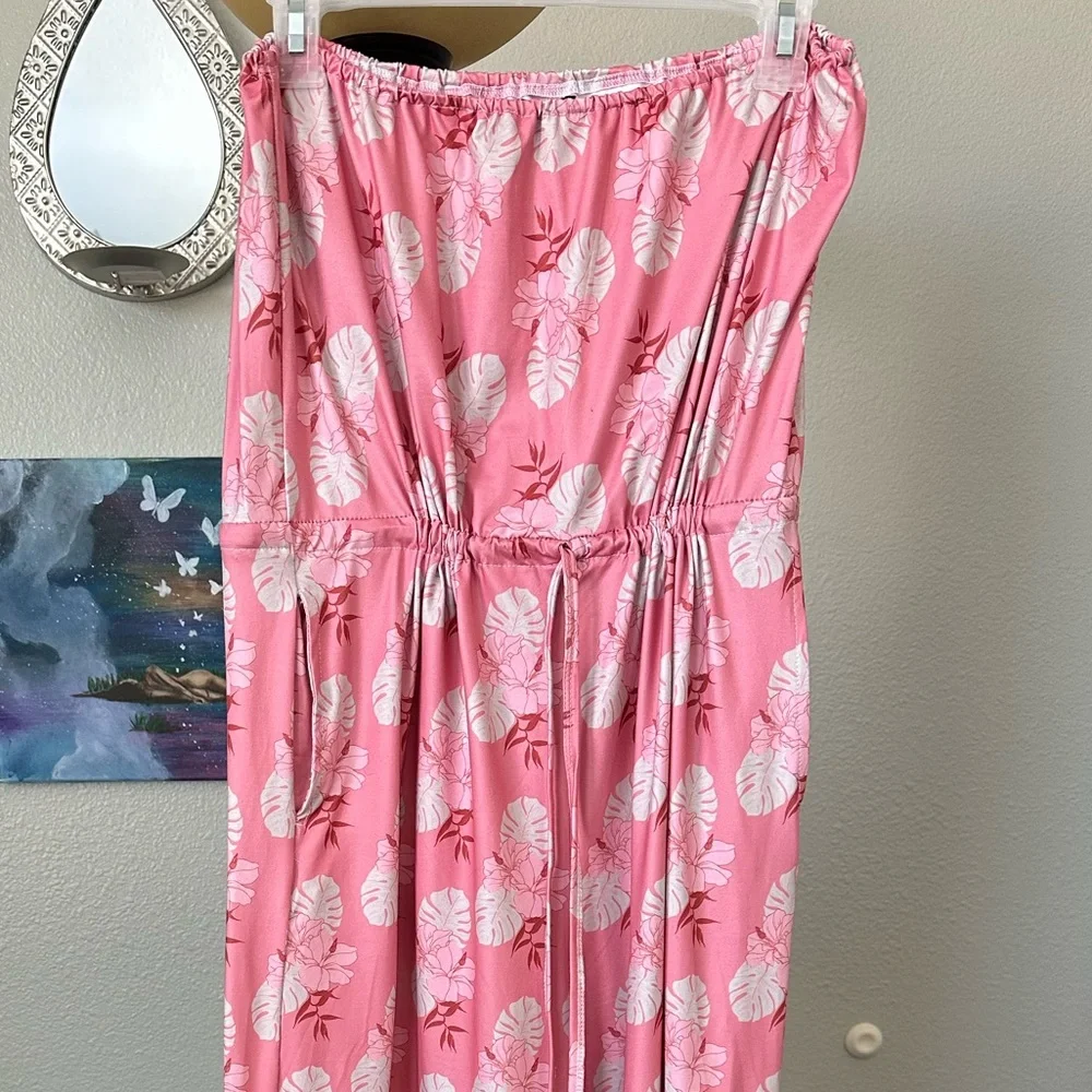 Hawaiian Print Jumpsuit - Picture 2 of 5